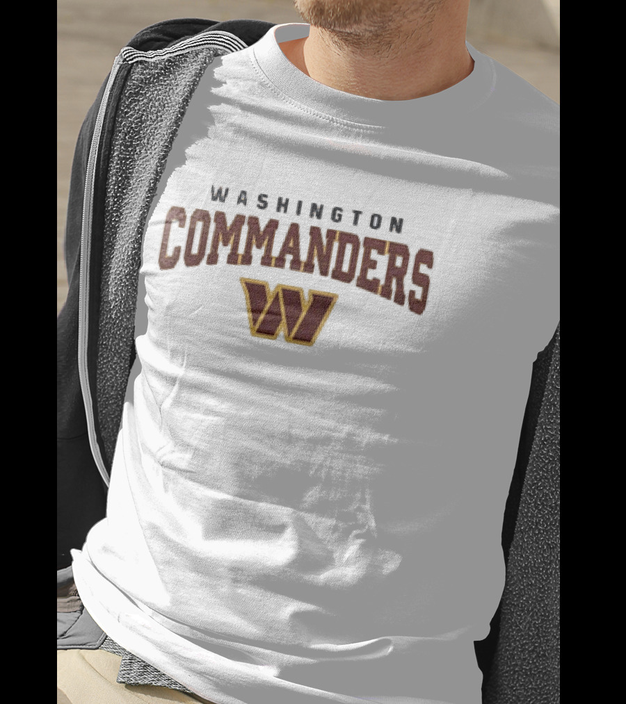 Washington Commanders W Logo With Looney Tunes Taz T-Shirt