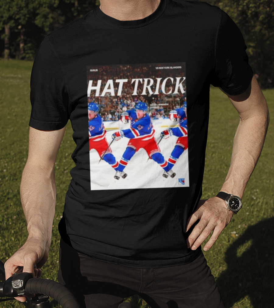 Alexis Lafrenière Hat Trick NY Rangers Vs New York Islanders 10.06.23 Forward T-Shirt