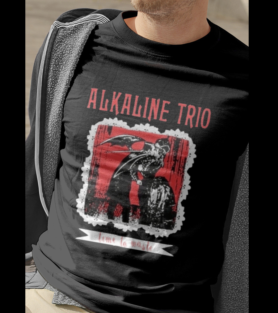 Alkaline Trio Time To Waste Punk Rock Band Album T-Shirt