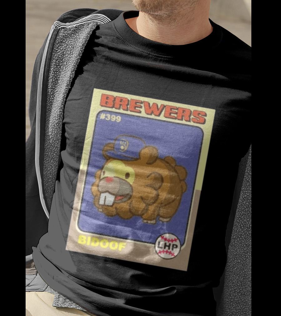 Brewers Bidoof Baseball Card #399 LHP T-Shirt