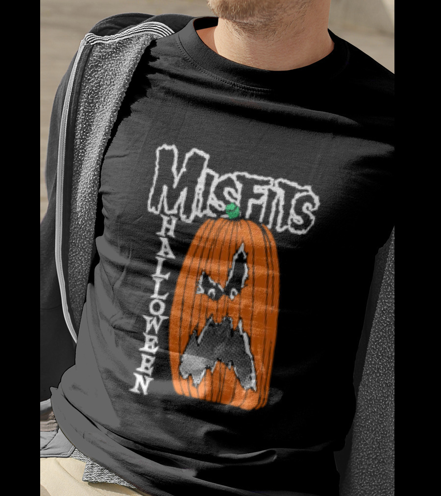Misfits Halloween Pumpkin Punk Rock T-Shirt