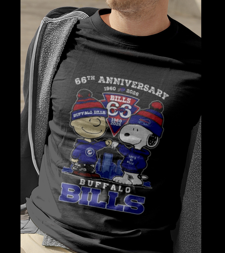 Buffalo Bills 66th Anniversary 1960 2026 Thank You For The Memories T-Shirt