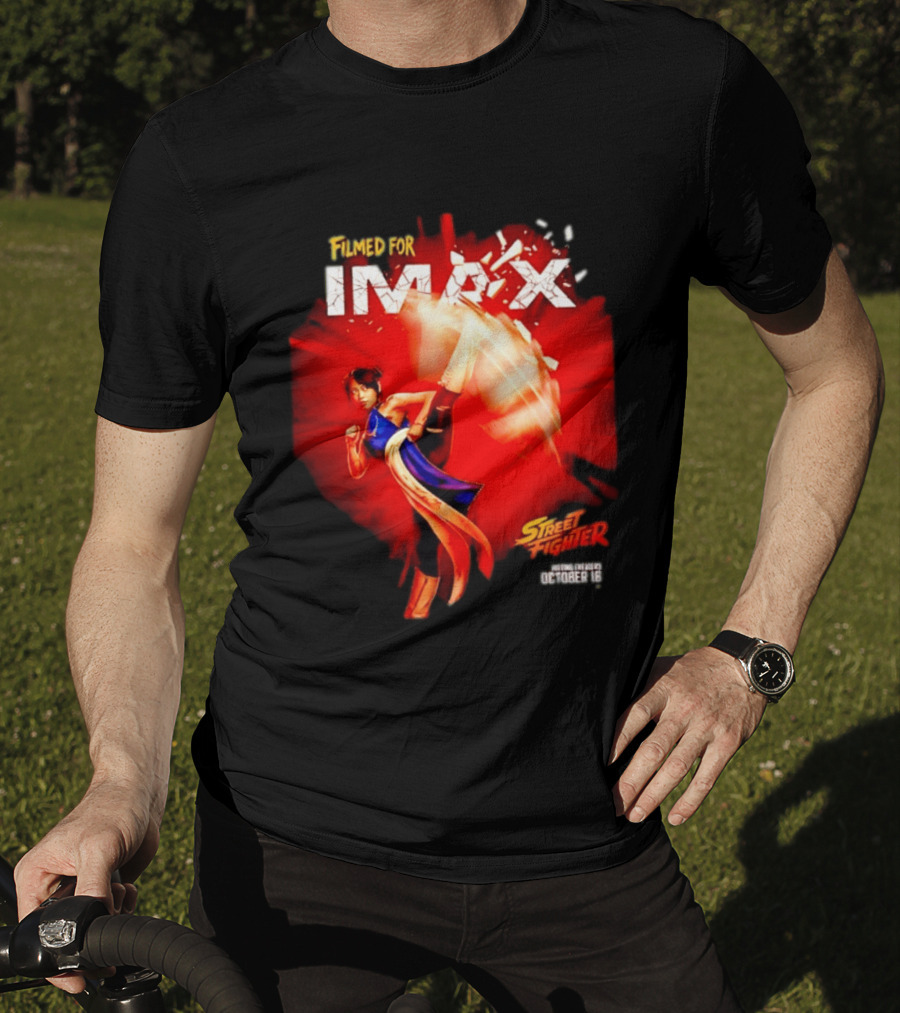 Filmed For IMAX Street Fighter Chun Li October 16 T-Shirt
