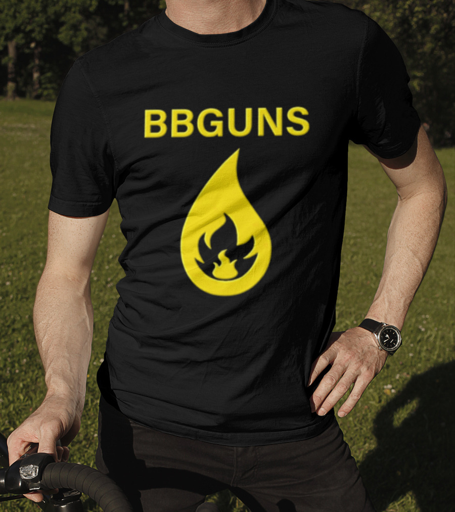 BBGUNS Yellow Flame T-Shirt