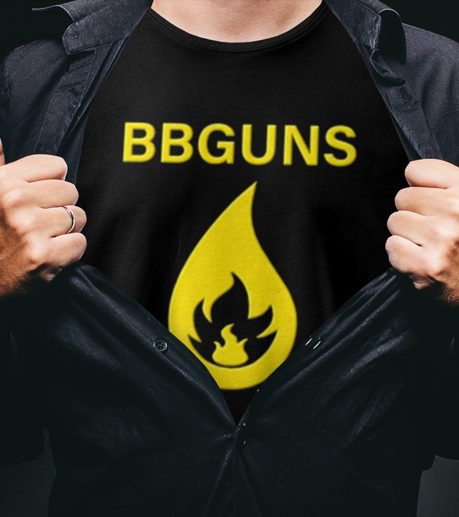 BBGUNS Yellow Flame T-Shirt