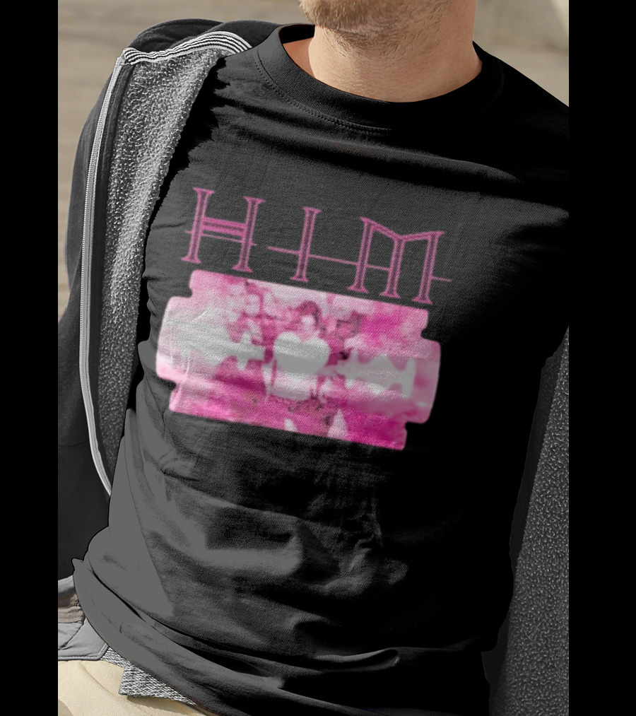 HIM Band Heartagram Razorblade Romance Ville Valo T-Shirt