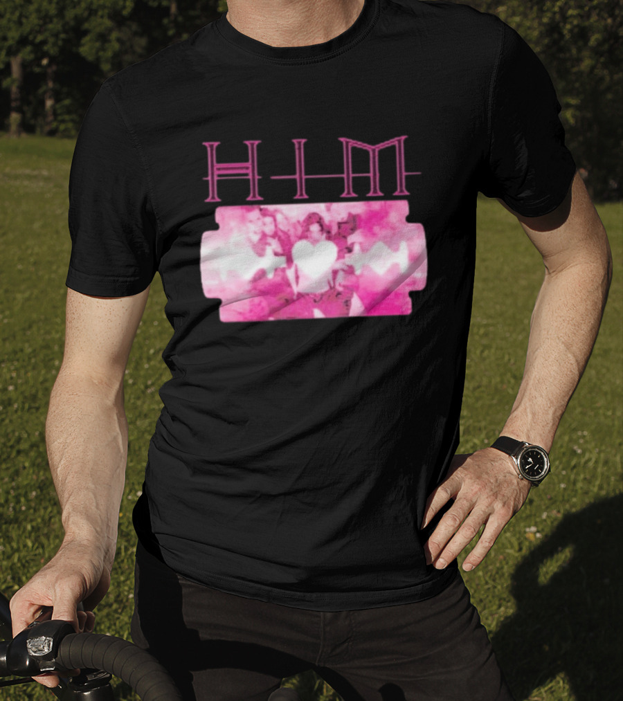HIM Band Heartagram Razorblade Romance Ville Valo T-Shirt