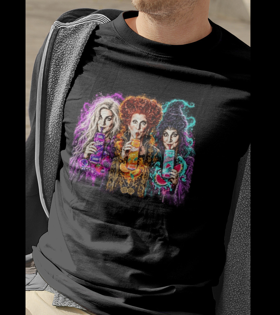 Sarah Jessica Parker Bette Midler Kathy Najimy Drinking Alani Cosmic Stardust Mimosa Watermelon Wave T-Shirt