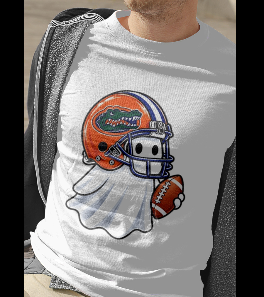 Florida Gators Football Ghost Halloween Fan Gear T-Shirt
