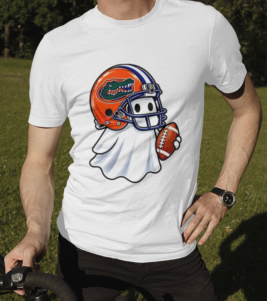 Florida Gators Football Ghost Halloween Fan Gear T-Shirt