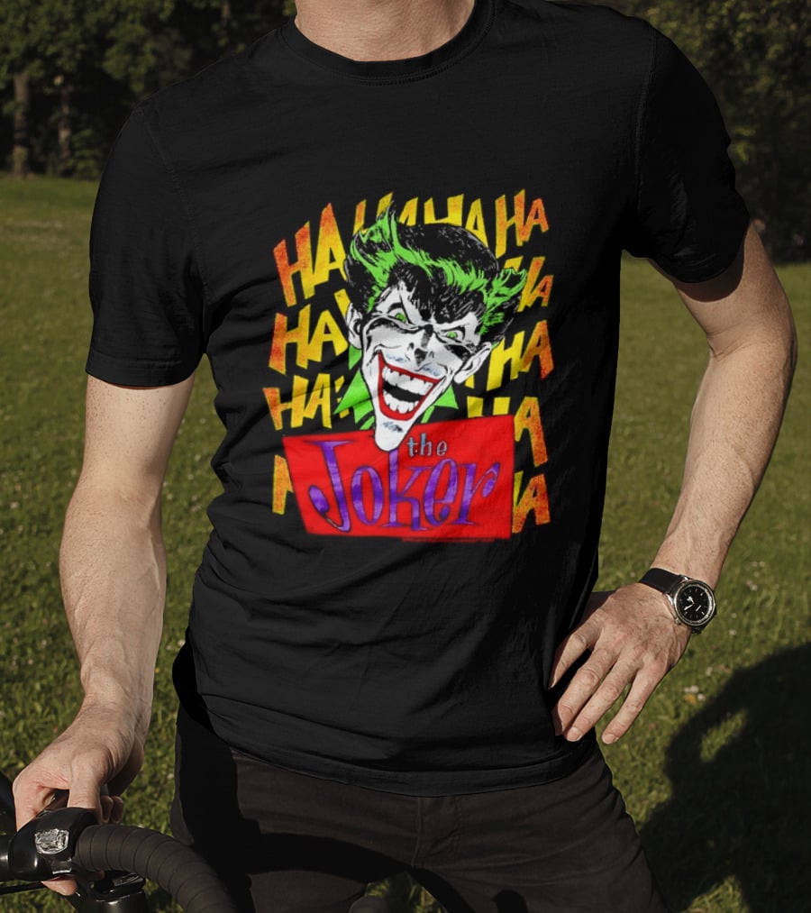 The Joker Ha Ha Ha Comic Laughing Face T-Shirt