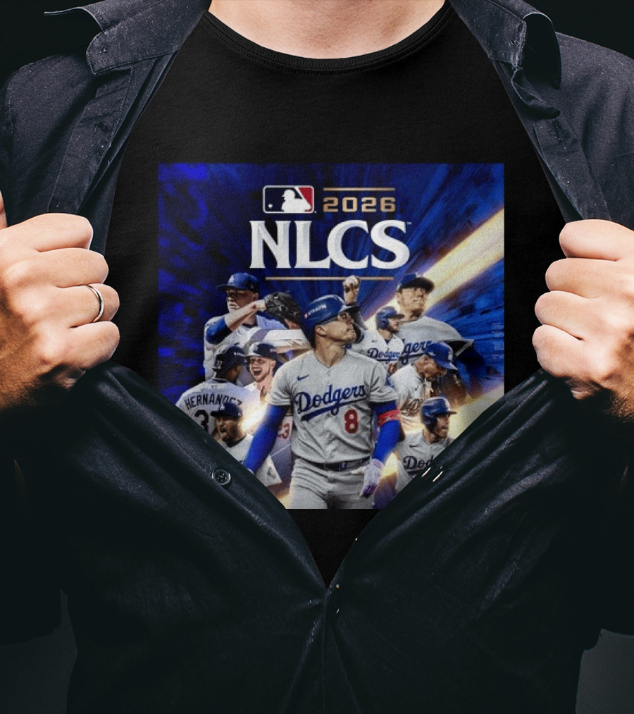 MLB Los Angeles Dodgers 2026 NLCS Bound Celebration T-Shirt