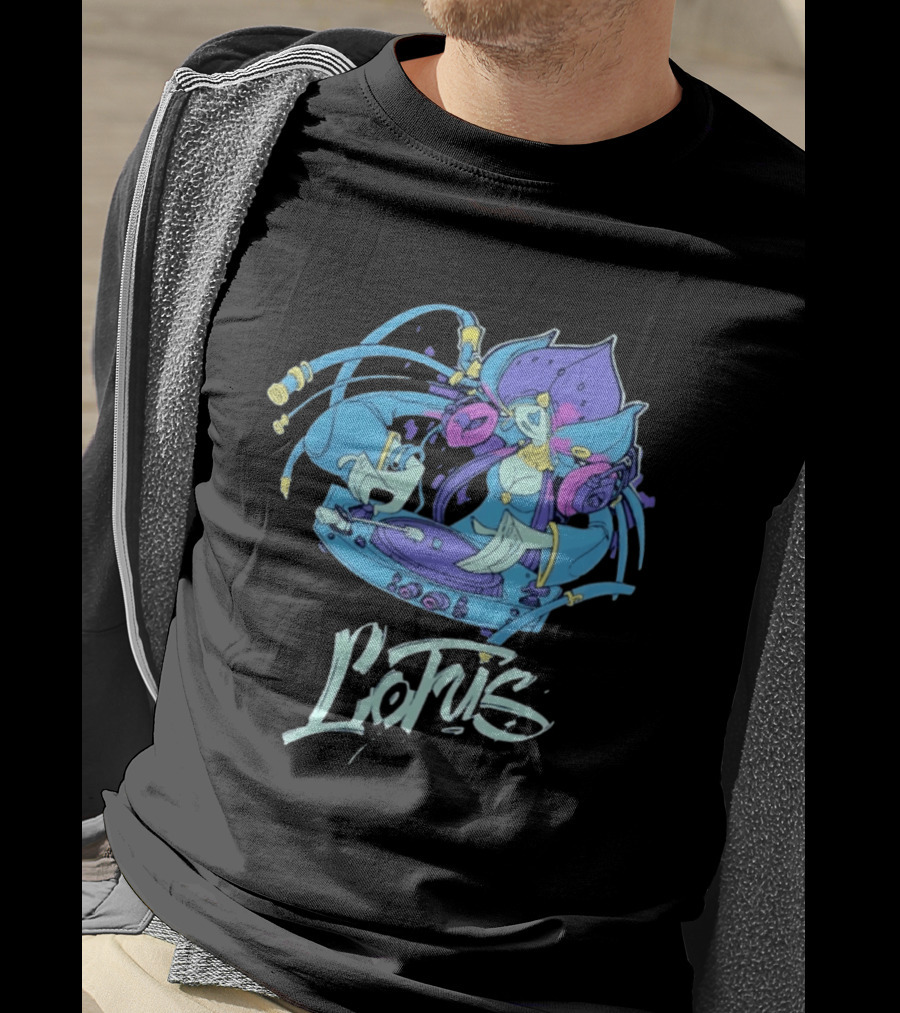 Lotus DJ Warframe Sci Fi Gaming T-Shirt