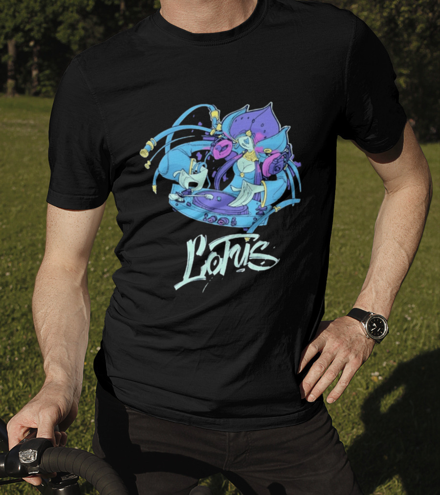 Lotus DJ Warframe Sci Fi Gaming T-Shirt