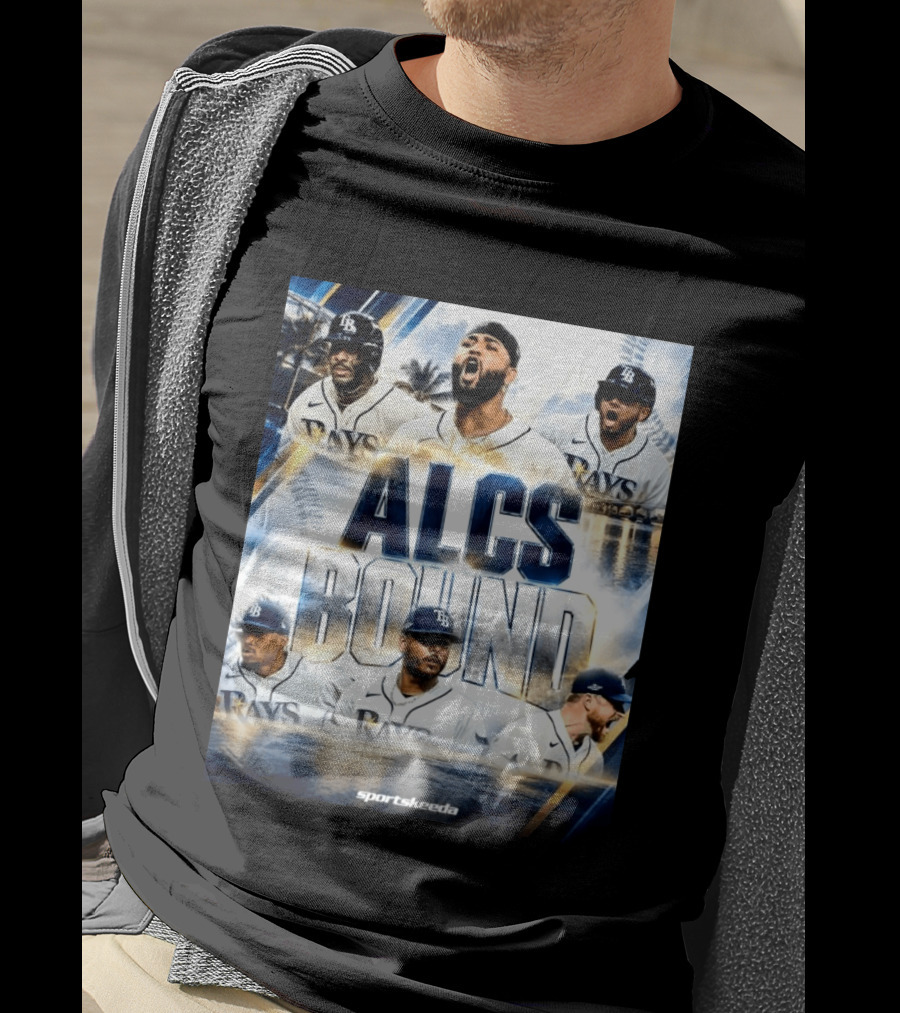 Tampa Bay Rays ALCS Bound Third Time Franchise History T-Shirt