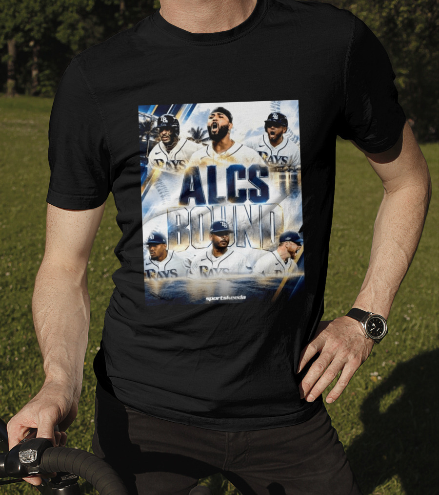 Tampa Bay Rays ALCS Bound Third Time Franchise History T-Shirt