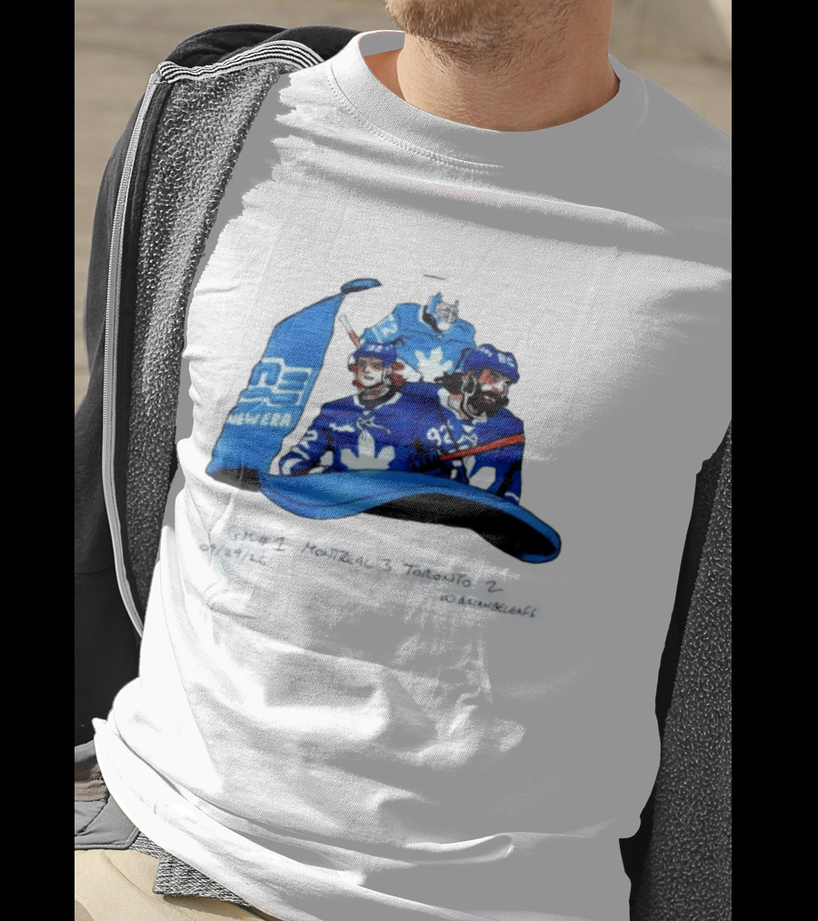 Montreal Vs Toronto Game 1 Hockey NHL New Era T-Shirt
