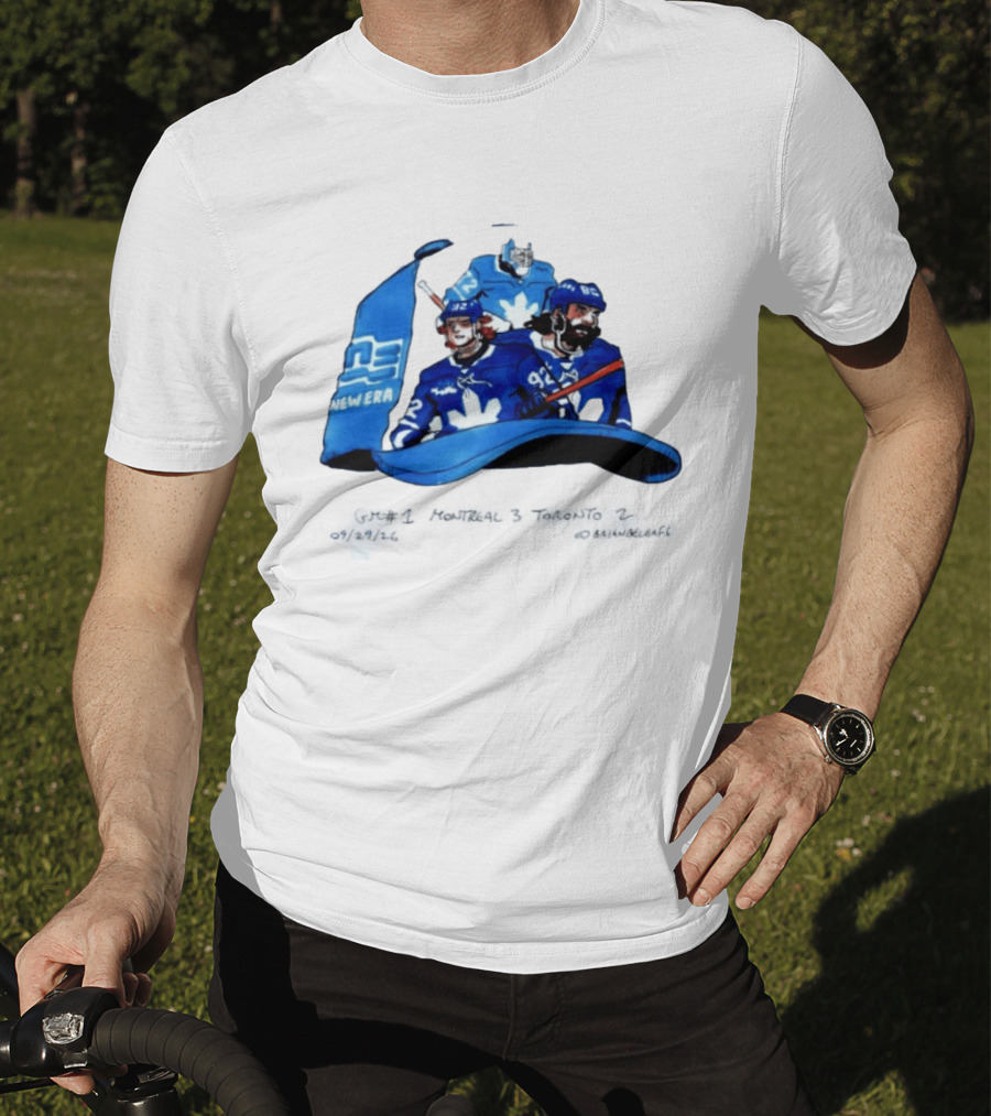 Montreal Vs Toronto Game 1 Hockey NHL New Era T-Shirt