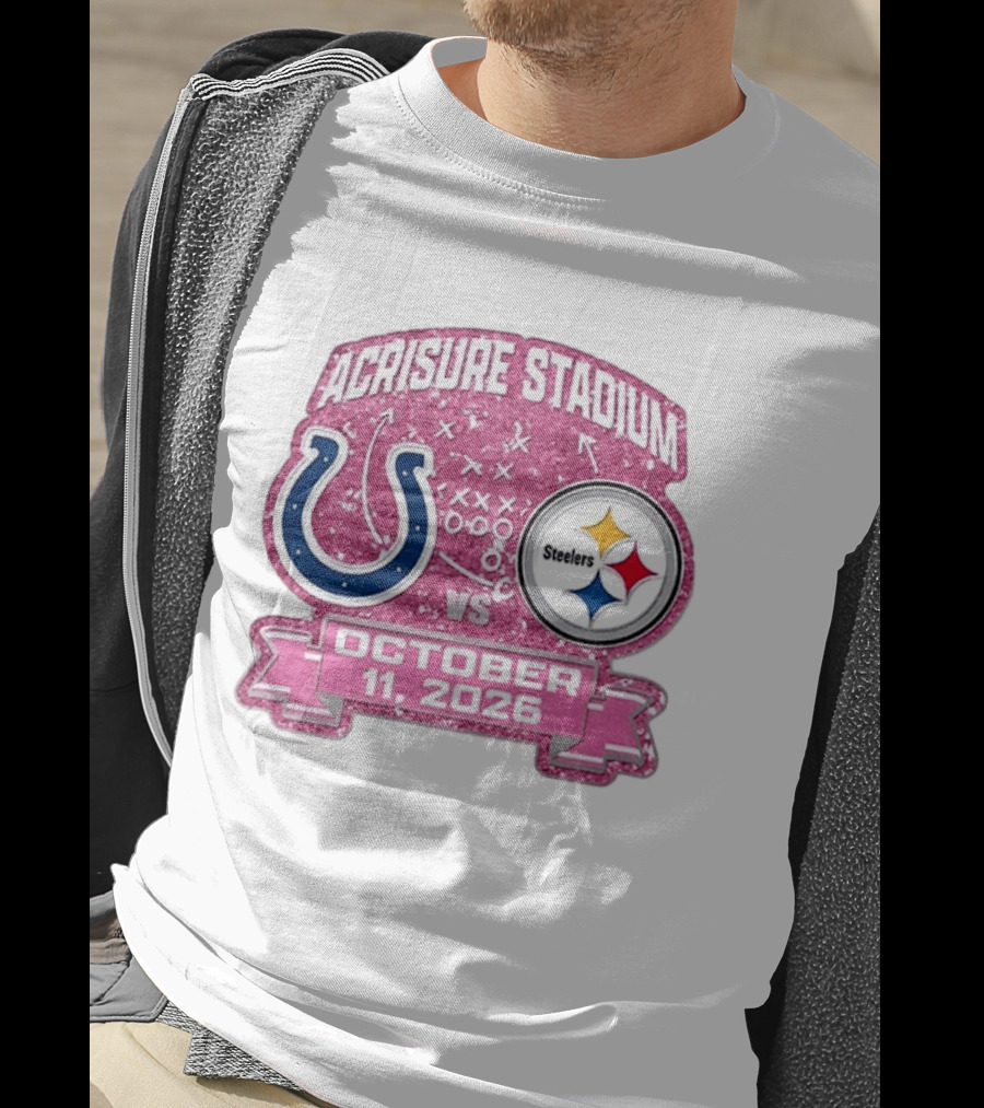 Acrisure Stadium Pittsburgh Steelers Vs Indianapolis Colts October 11 2026 T-Shirt