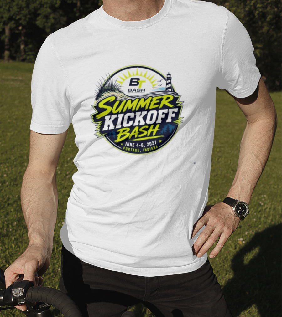 Portage Indiana Summer Kickoff Bash ET Bash Softball Event T-Shirt