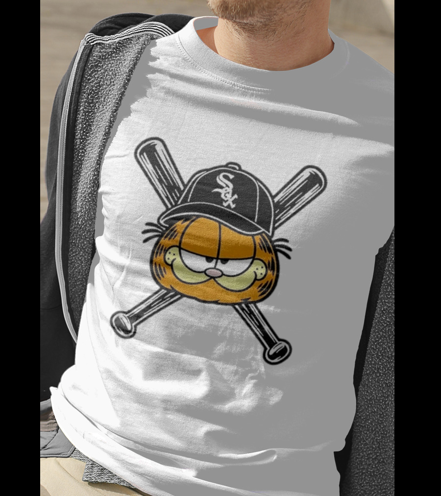 White Sox South Side Garfield Baseball T-Shirt