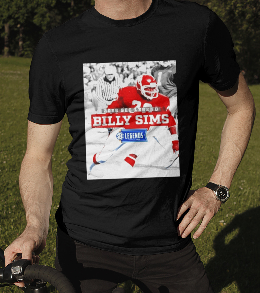 2026 SEC Legend Billy Sims Oklahoma Sooners Football T-Shirt