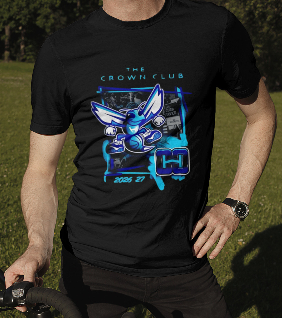 Charlotte Hornets The Crown Club 2026 27 Curb Service HH T-Shirt