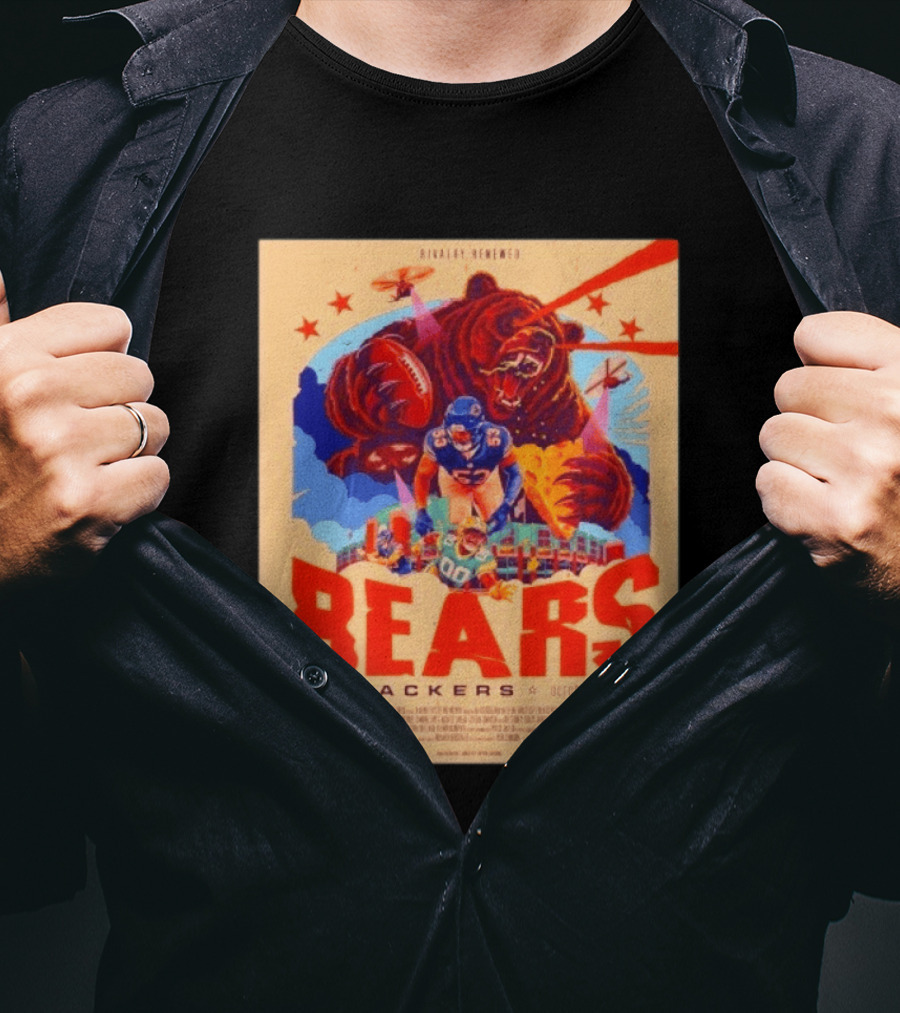 Rivalry Renewed Bears At Packers October 11 Noon CT Ticketmaster T-Shirt