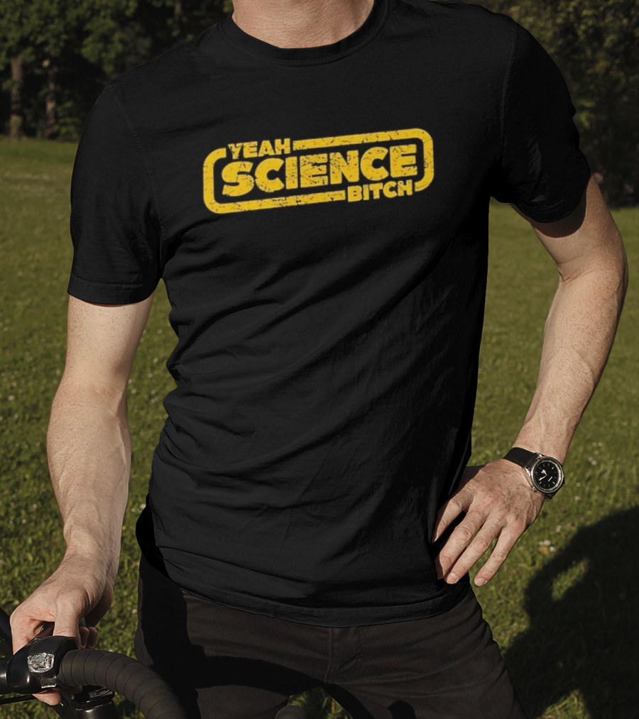 Yeah Science Bitch Distressed Breaking Bad Yellow T-Shirt