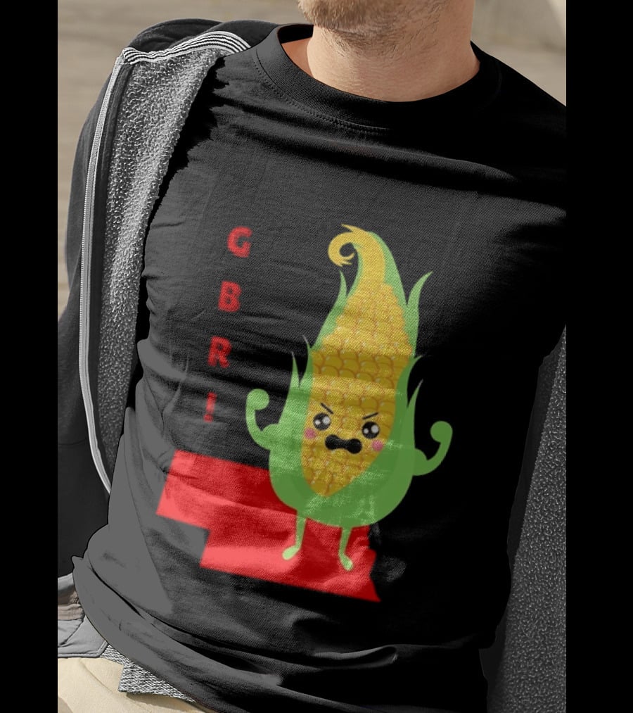 GBR Nebraska Corn Go Big Red Cornhusker Spirit T-Shirt