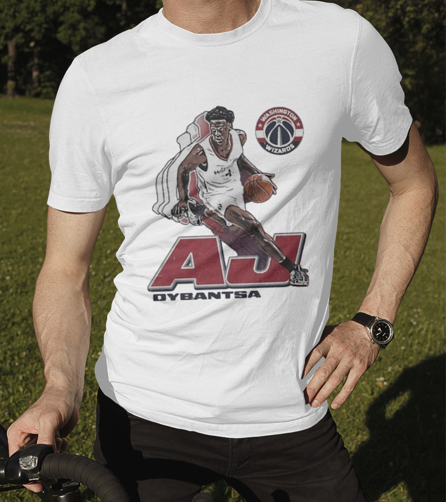 AJ Dybantsa Washington Wizards Basketball Star T-Shirt