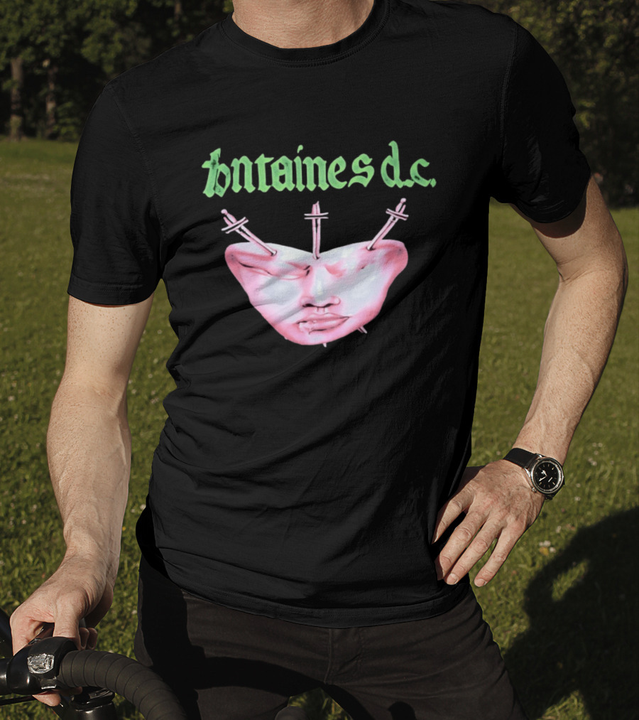 Fontaines DC Dagger Face Irish Post Punk Band T-Shirt