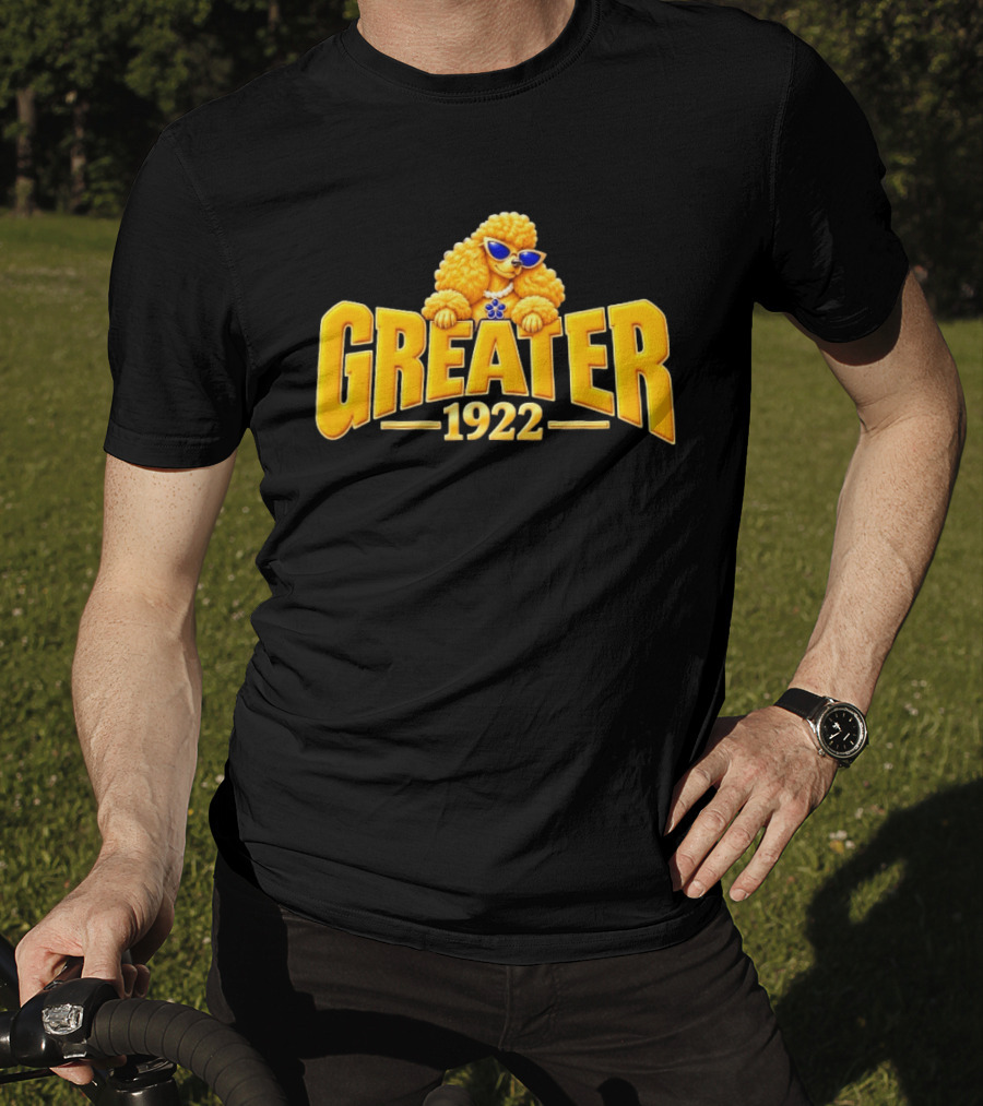 Poodle Sorority Greater 1922 Retro Sunglasses T-Shirt