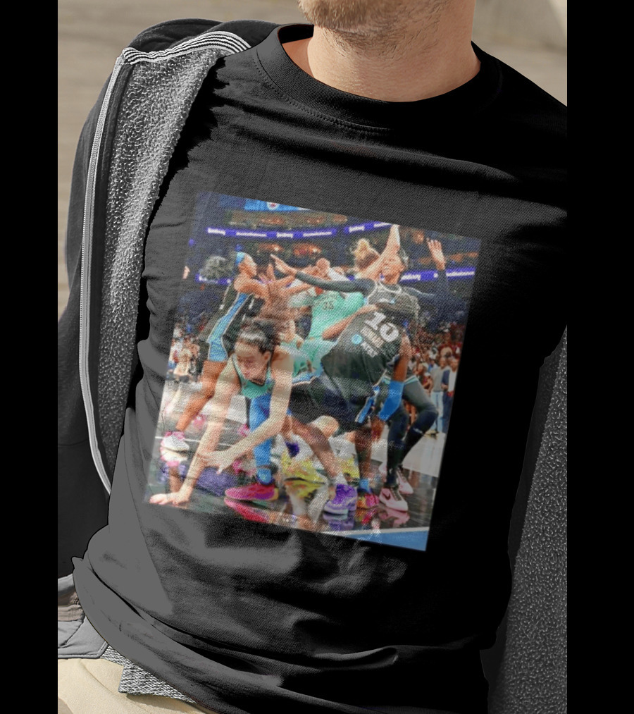WNBA Action Howard 10 Brooklyn 35 AT&T Basketball Game T-Shirt