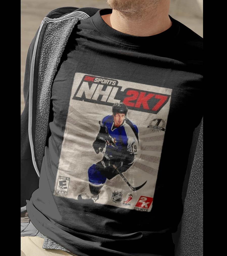 2K Sports NHL 2K7 Joe Thornton 19 Rated Number 1 NHL Game 2007 T-Shirt