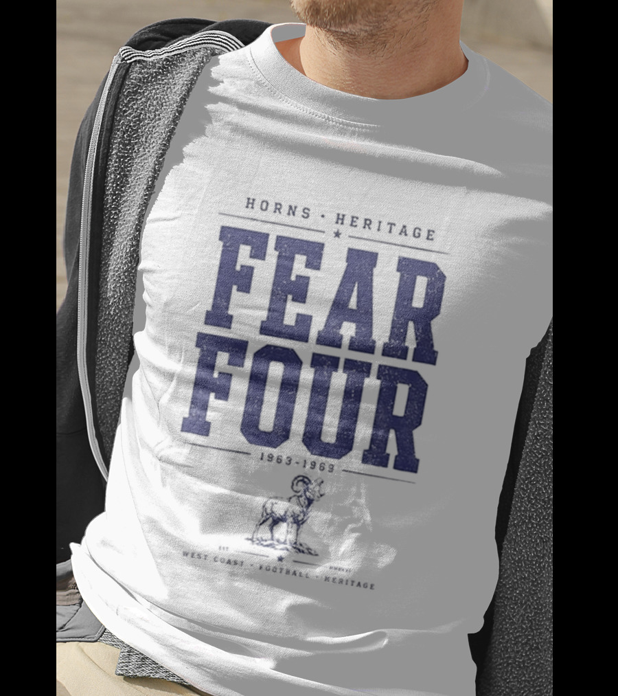 Horns Heritage Fear Four 1963 1969 Lion T-Shirt