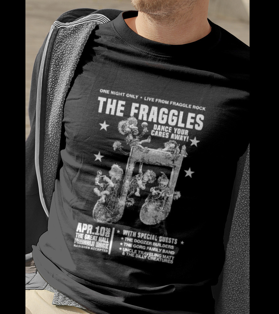 Live From Fraggle Rock The Fraggles Dance Your Cares Away One Night Only T-Shirt