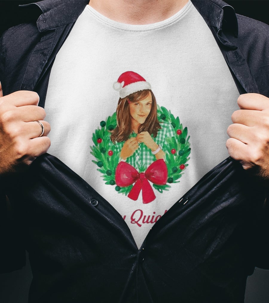 Merry Quichemas Leslie Knope Parks And Recreation Christmas Wreath T-Shirt