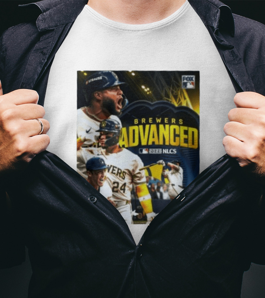 Brewers Advanced 2026 NLCS MLB Fox T-Shirt