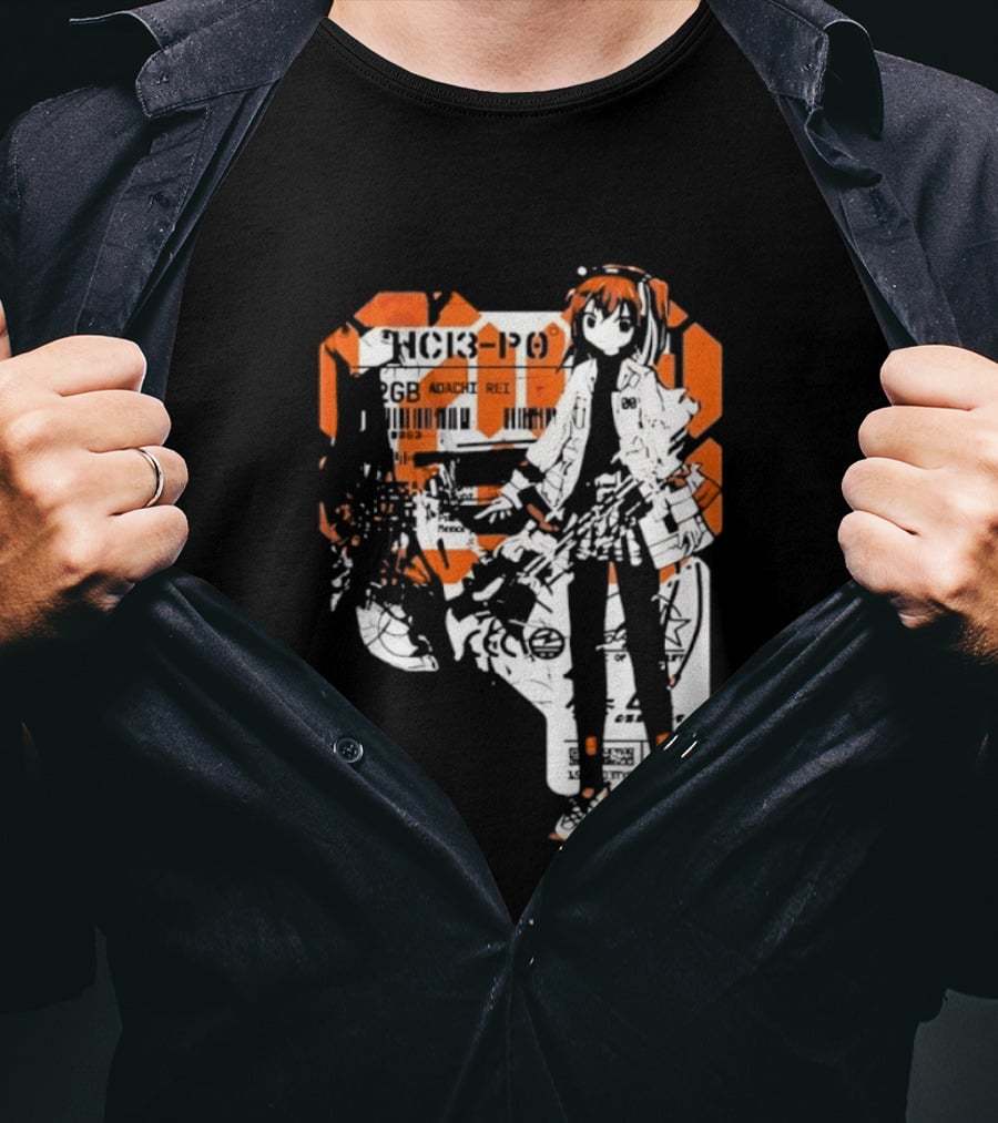 Adachi Rei HC3 PO 32GB Cybernetic Anime T-Shirt