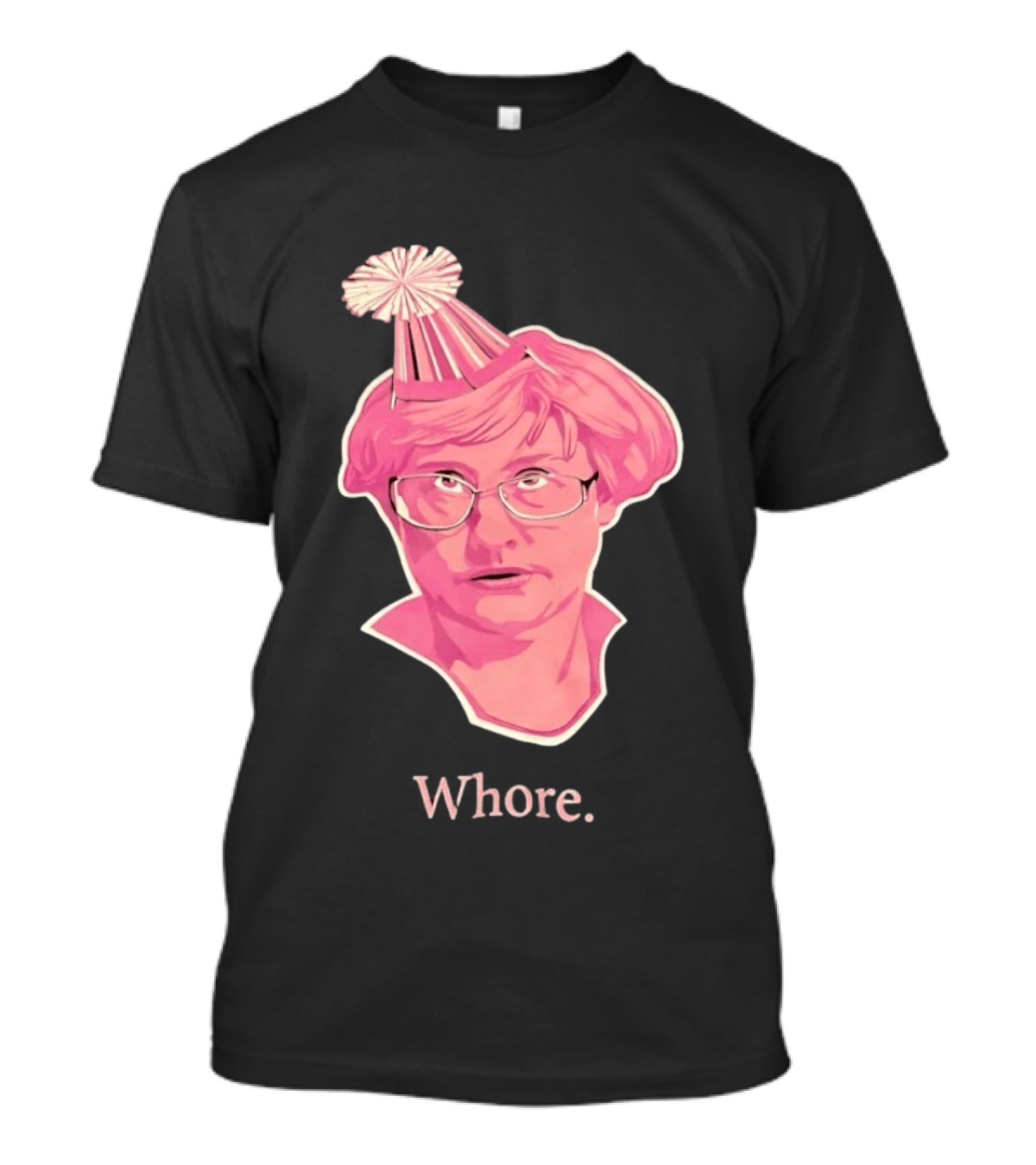 Paula Deen Party Hat Whore Meme Celebrity T-Shirt
