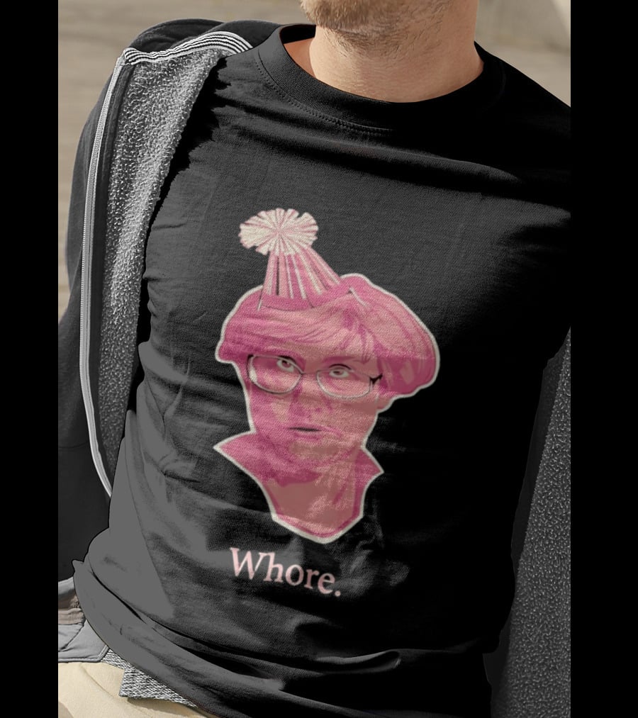Paula Deen Party Hat Whore Meme Celebrity T-Shirt