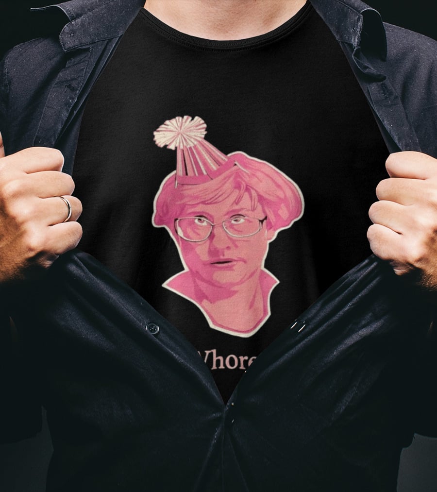 Paula Deen Party Hat Whore Meme Celebrity T-Shirt