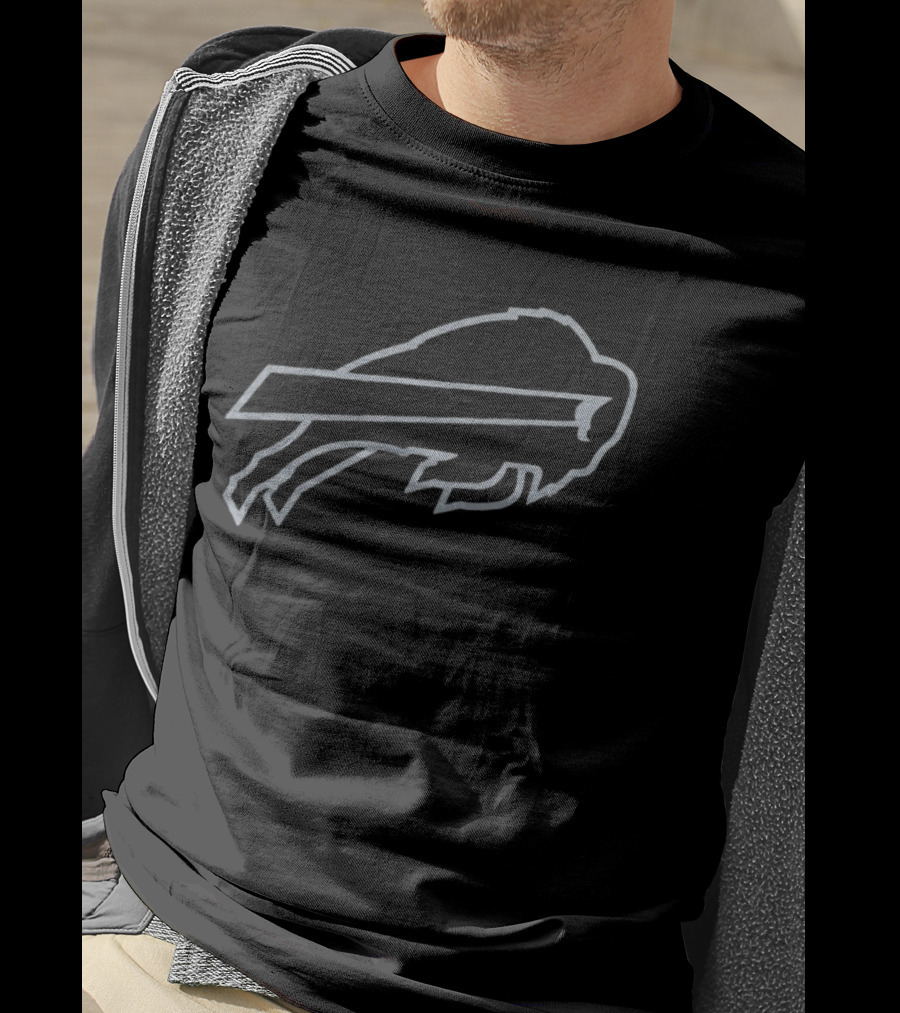Buffalo Bills Football Black NFL Team Merchandise T-Shirt