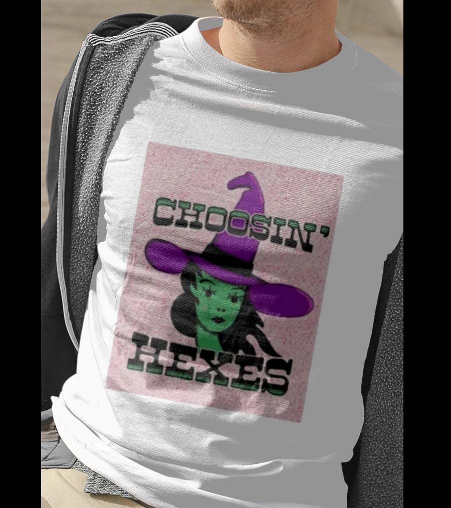 Choosin' Hexes Witch Halloween Magic Spooky T-Shirt