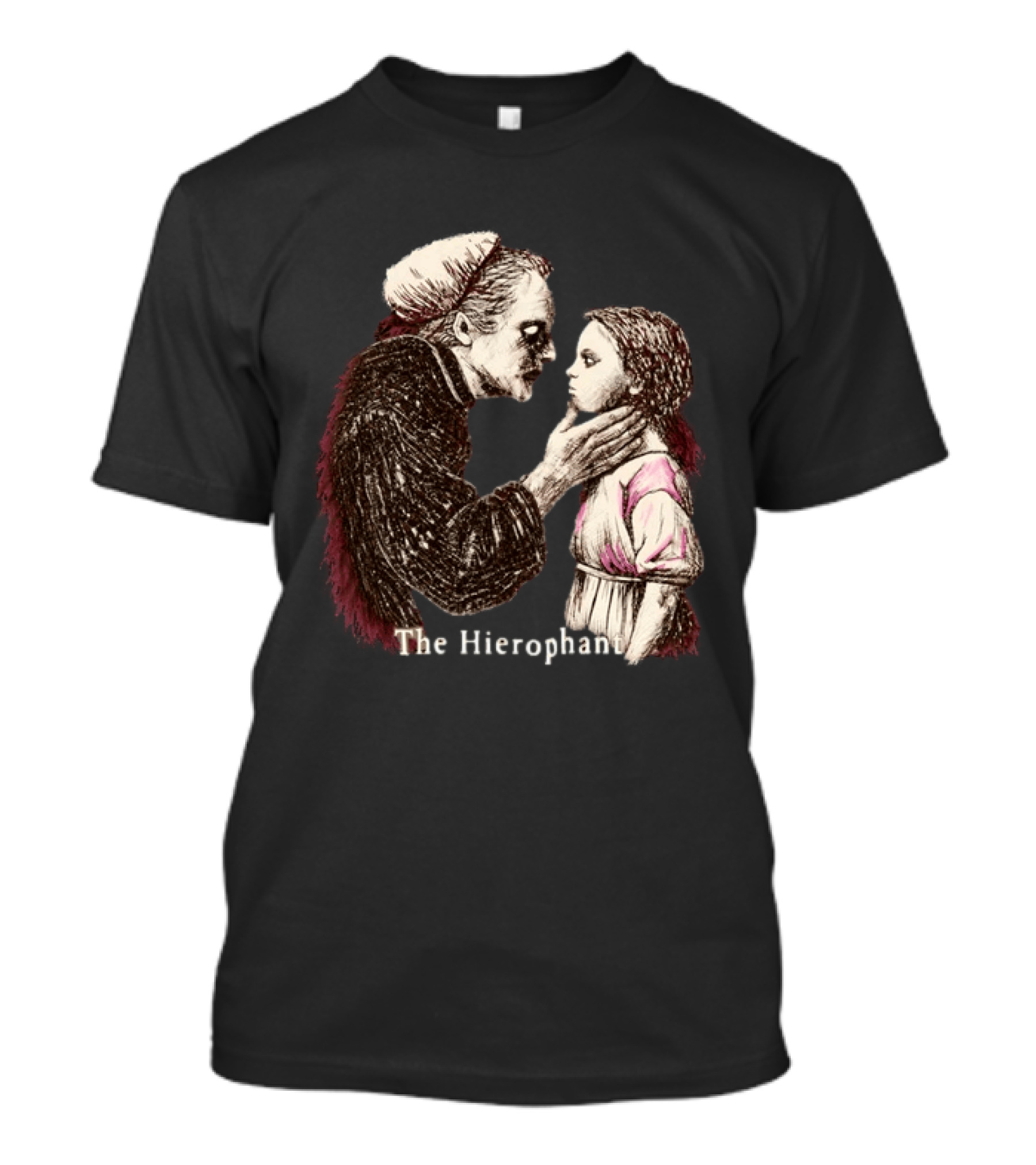 Hierophant Tarot Card Occult Esoteric Divination T-Shirt