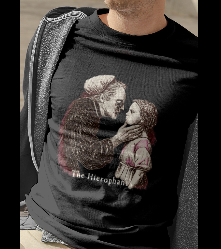 Hierophant Tarot Card Occult Esoteric Divination T-Shirt