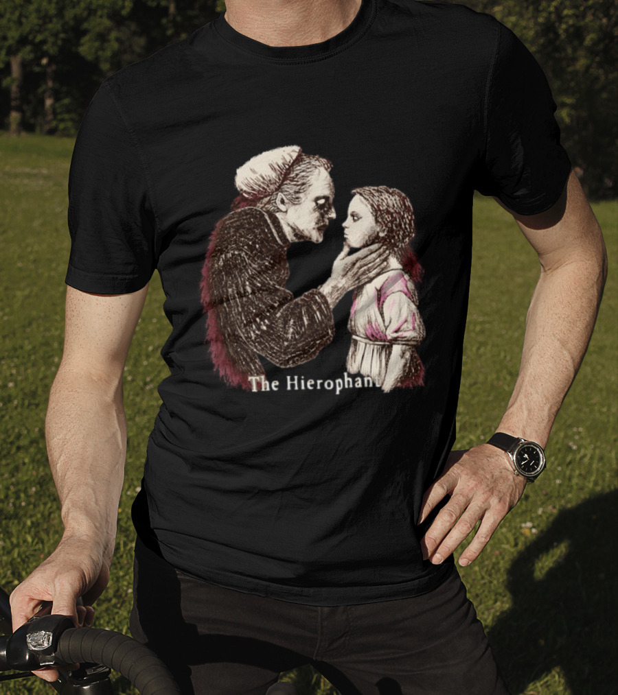 Hierophant Tarot Card Occult Esoteric Divination T-Shirt
