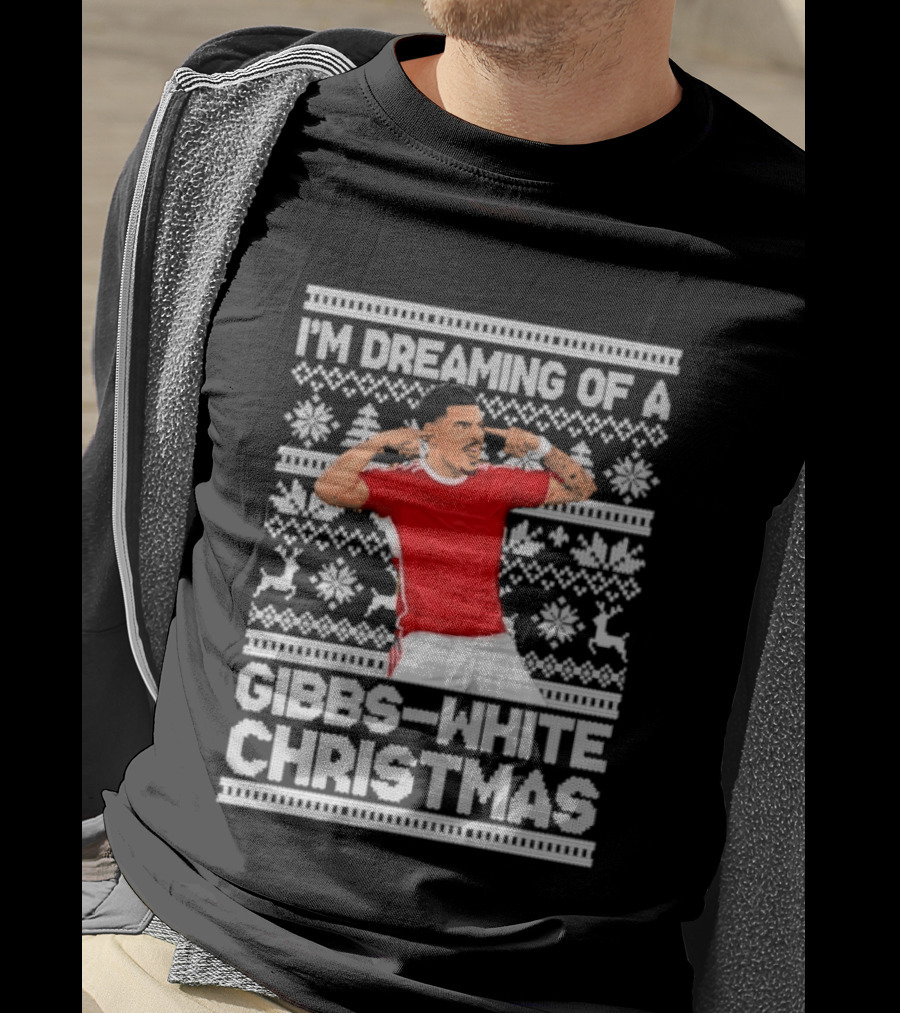 I'm Dreaming Of A Gibbs White Christmas Festive Knit T-Shirt