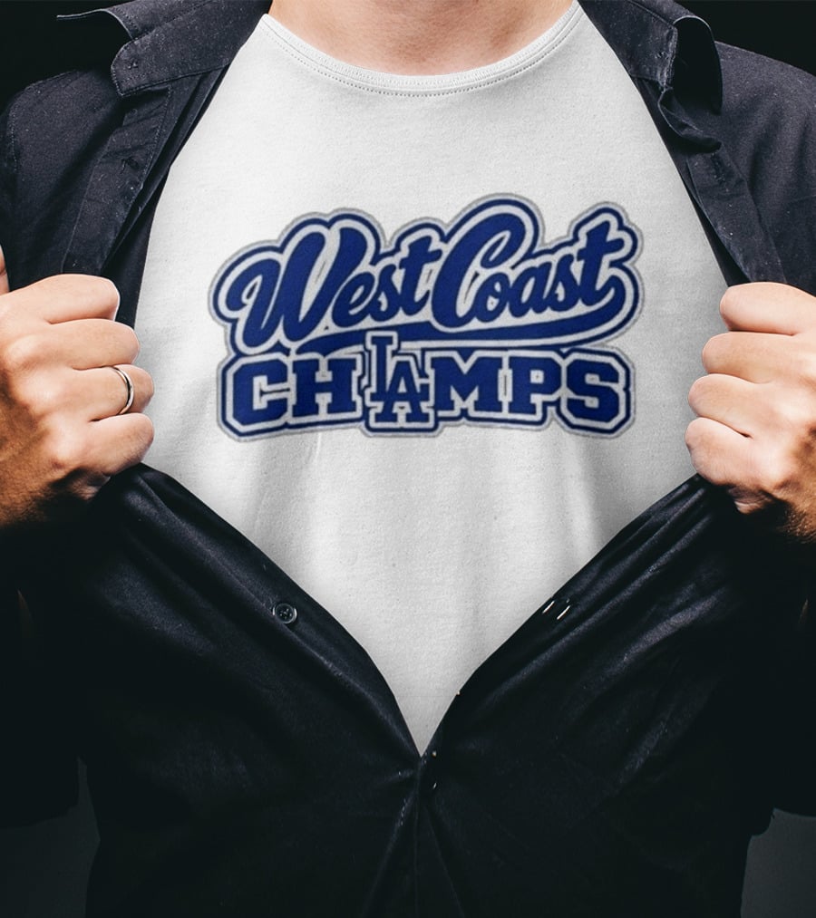 Los Angeles Dodgers West Coast Champs LA MLB T-Shirt